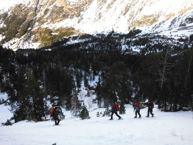 Ruta en raquetas de nieve